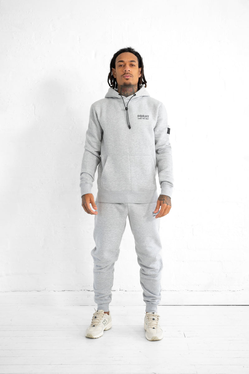 Axel Collection Hoodie & Joggers Set - Grey Marl