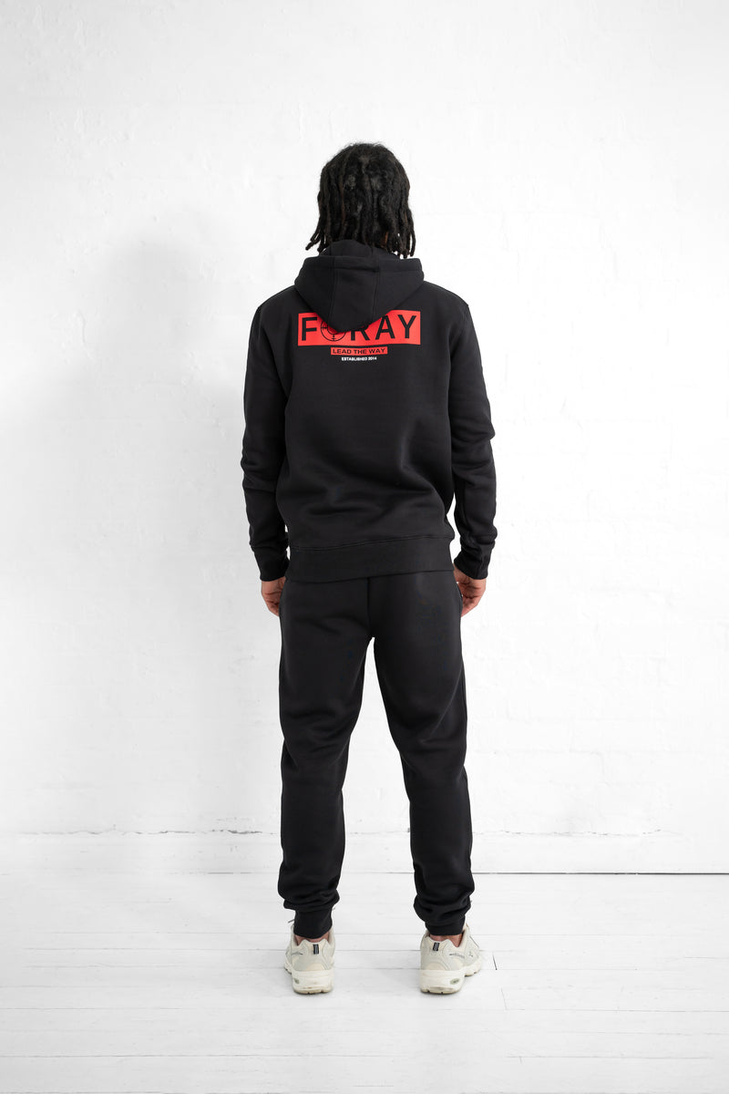 Target Collection Hoodie and Jogger Set - Black