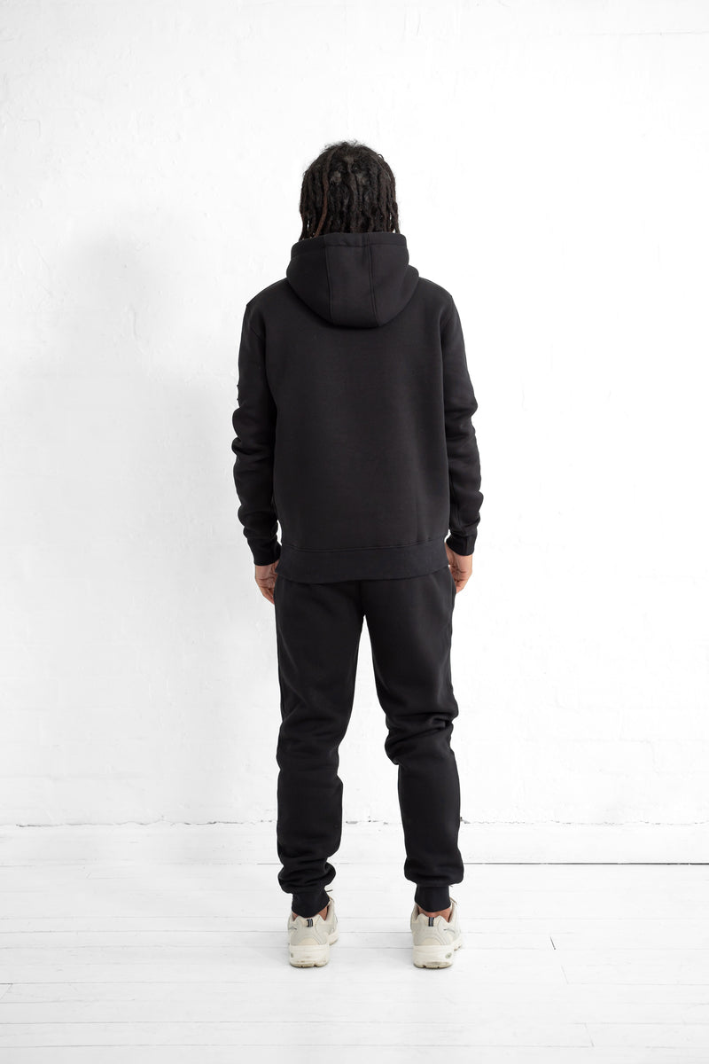 Axel Collection Fleece Hoodie - Black