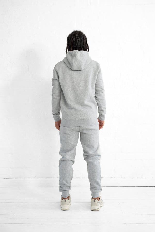 Axel Collection Fleece Hoodie - Grey Marl