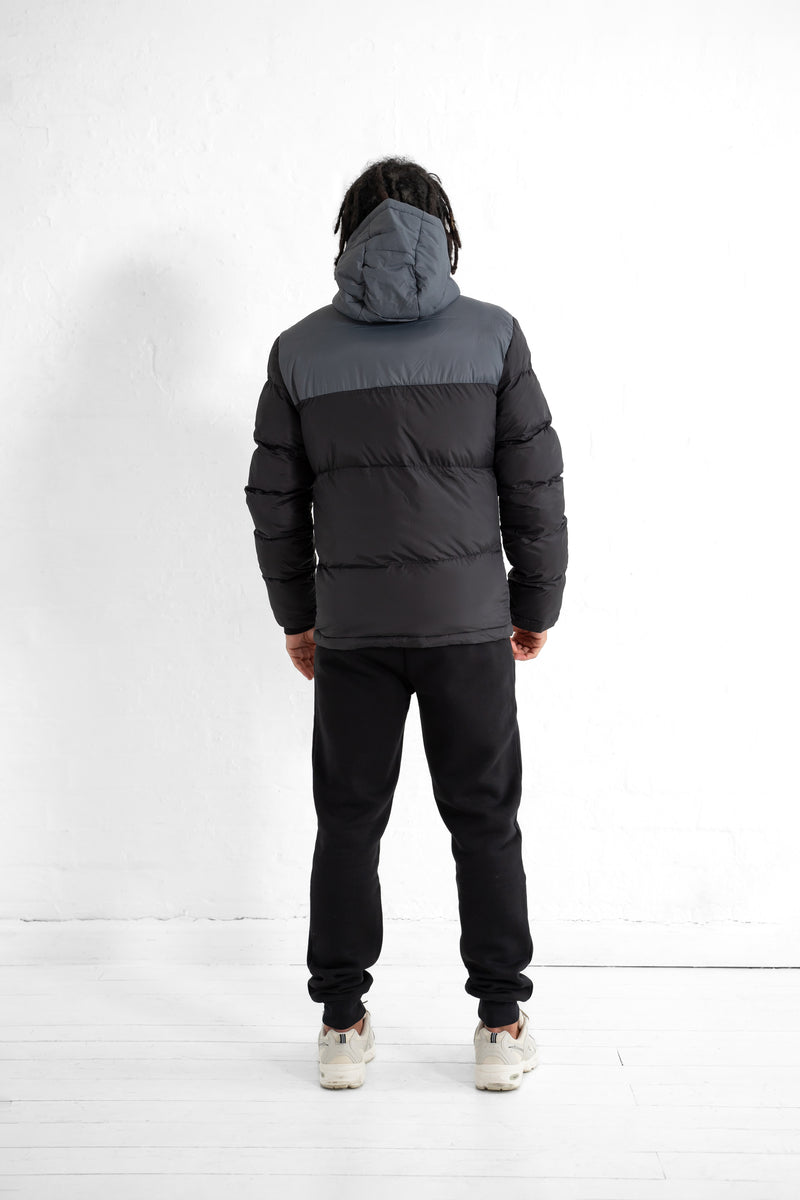 Foray Legacy Padded Jacket with Detachable Hood- Black