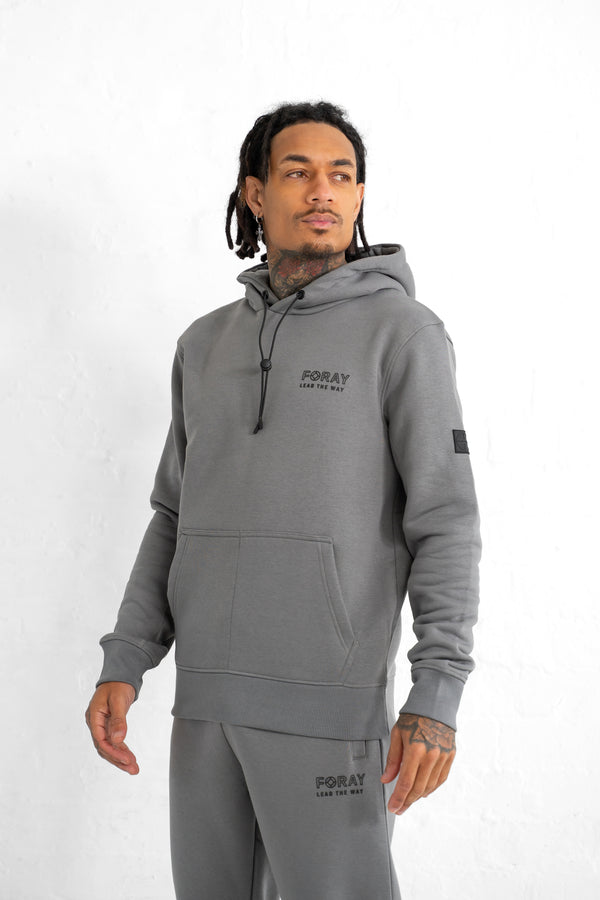 Axel Collection Fleece Hoodie - Night Owl Grey